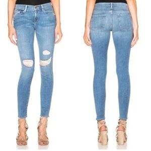 FRAME Denim Le Skinny De Jeanne Jean in Laurel Wash